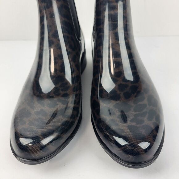 Sam Edelman Tinsley Rain Chelsea Booties Pull on Leopard Size 6 - Picture 5 of 12